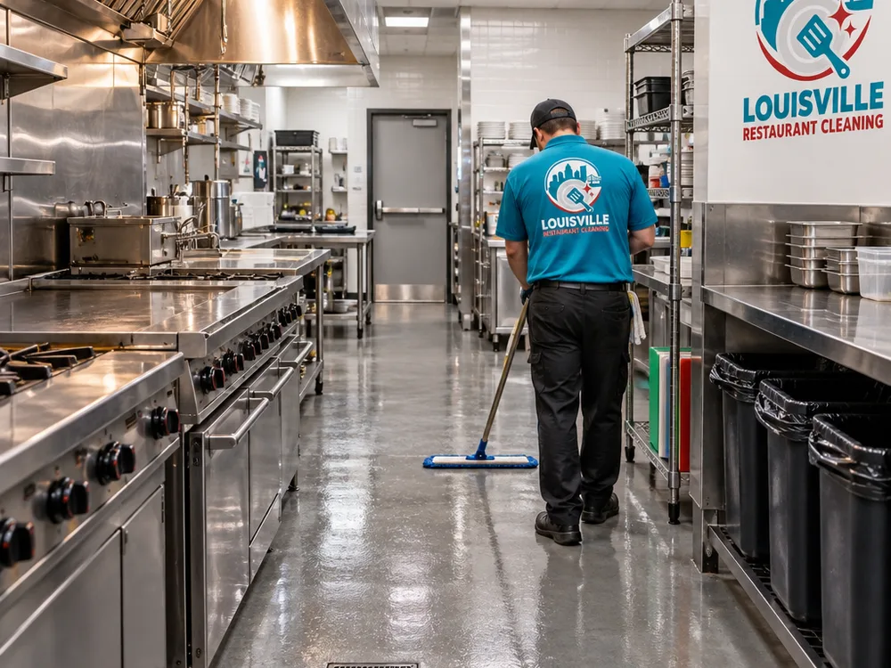 Clean and reset back-of-house kitchen line after hours